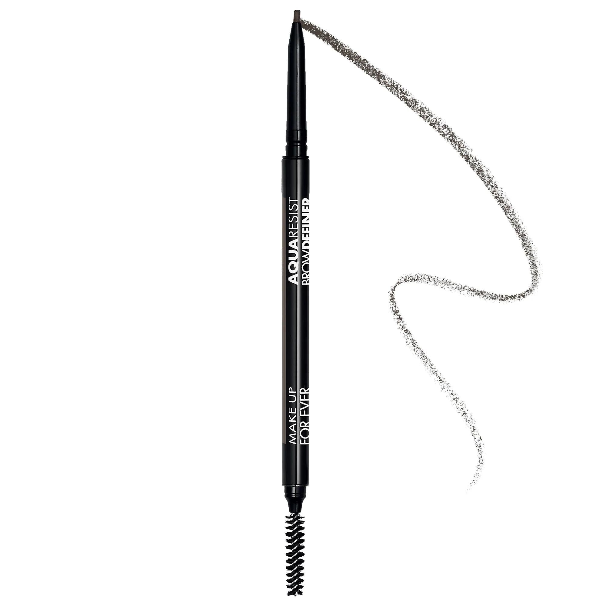 Make Up For Ever Aqua Resist Waterproof Eyebrow Pencil: Long Lasting Smudge-Proof Micro Tip Brow Definer with Spoolie