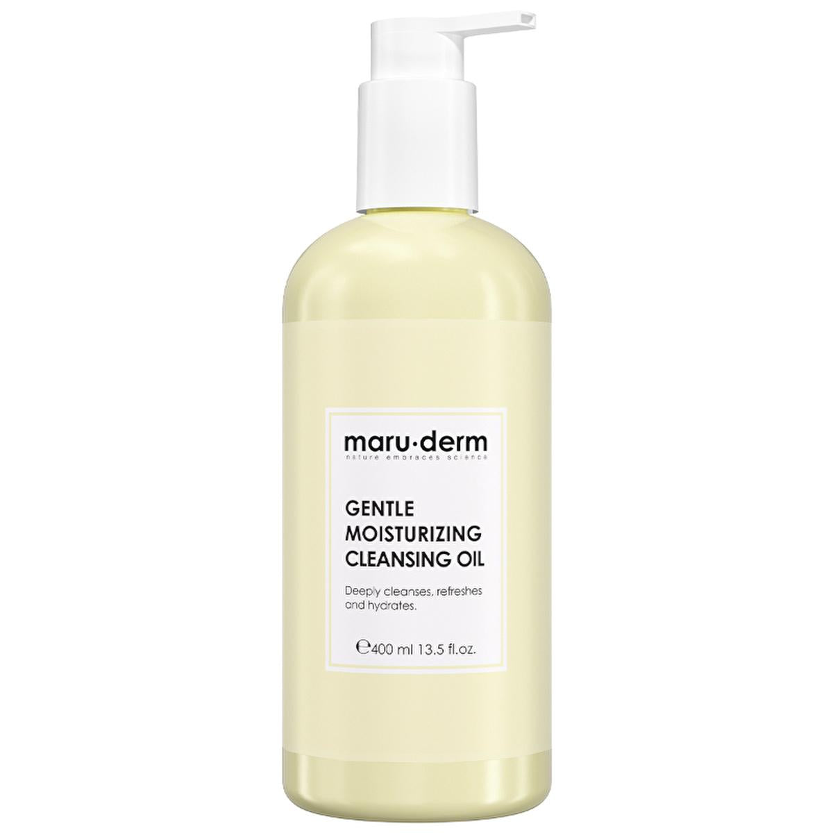 Maruderm Cleansing Oil - Gentle Makeup Remover & Skincare for All Skin Types, SLS & SLES Free, 13.53 fl oz