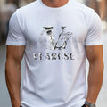 "Vearcse" Luxury Motif T-Shirt – Italian-Inspired Baroque Graphic Tee, Remastered Heavy Cotton Designer Style Top, Soft Lived-In Heavyweight Opulent Fashion Shirt, Made in USA