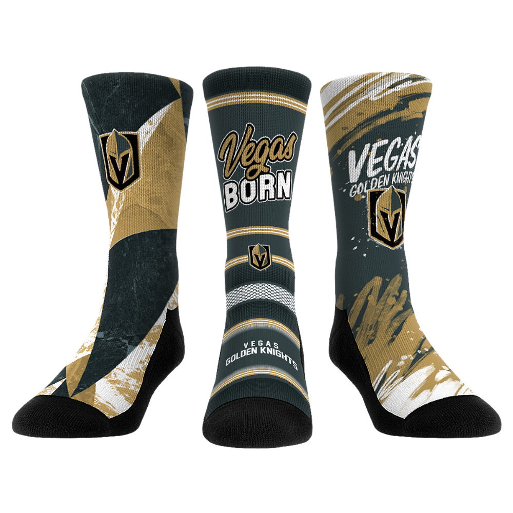 Rock 'Em Socks Rock 'Em Socks Vegas Golden Knights - Power Play 3-Pack — main product shot