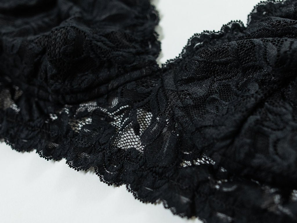 Everviolet Vela Wireless Bra, Black — back view