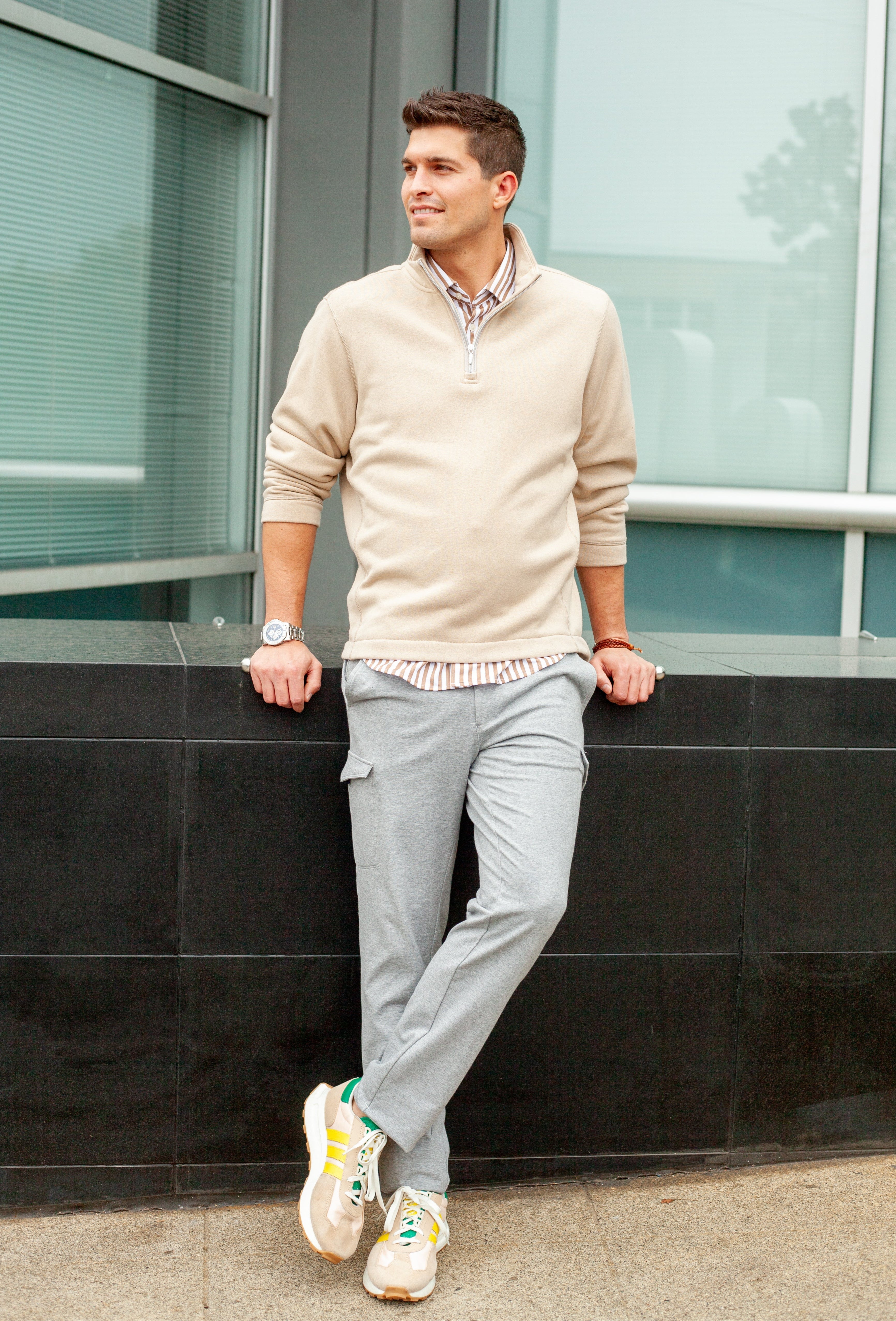 Buki Venture Cargo Pants - Heather Gray — detail close-up