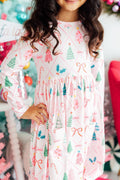 Mila & Rose ® Very Merry L/S Pocket Twirl Dress — main product shot