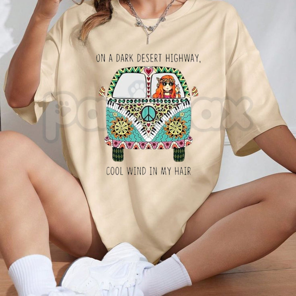 Vibrant Bohemian Graphic T-Shirt – Retro Boho Chic Artistic Tee, Premium 100% Cotton Colorful Mandala Top, Soft Lived-In Heavyweight Festival Spirit Shirt, Made in USA