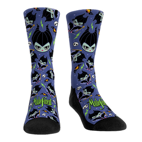 Rock 'Em Socks Disney Villains - Maleficent  - Chibi All-Over