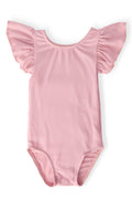 Mila & Rose ® Vintage Pink S/S Flutter Sleeve Leotard — main product shot