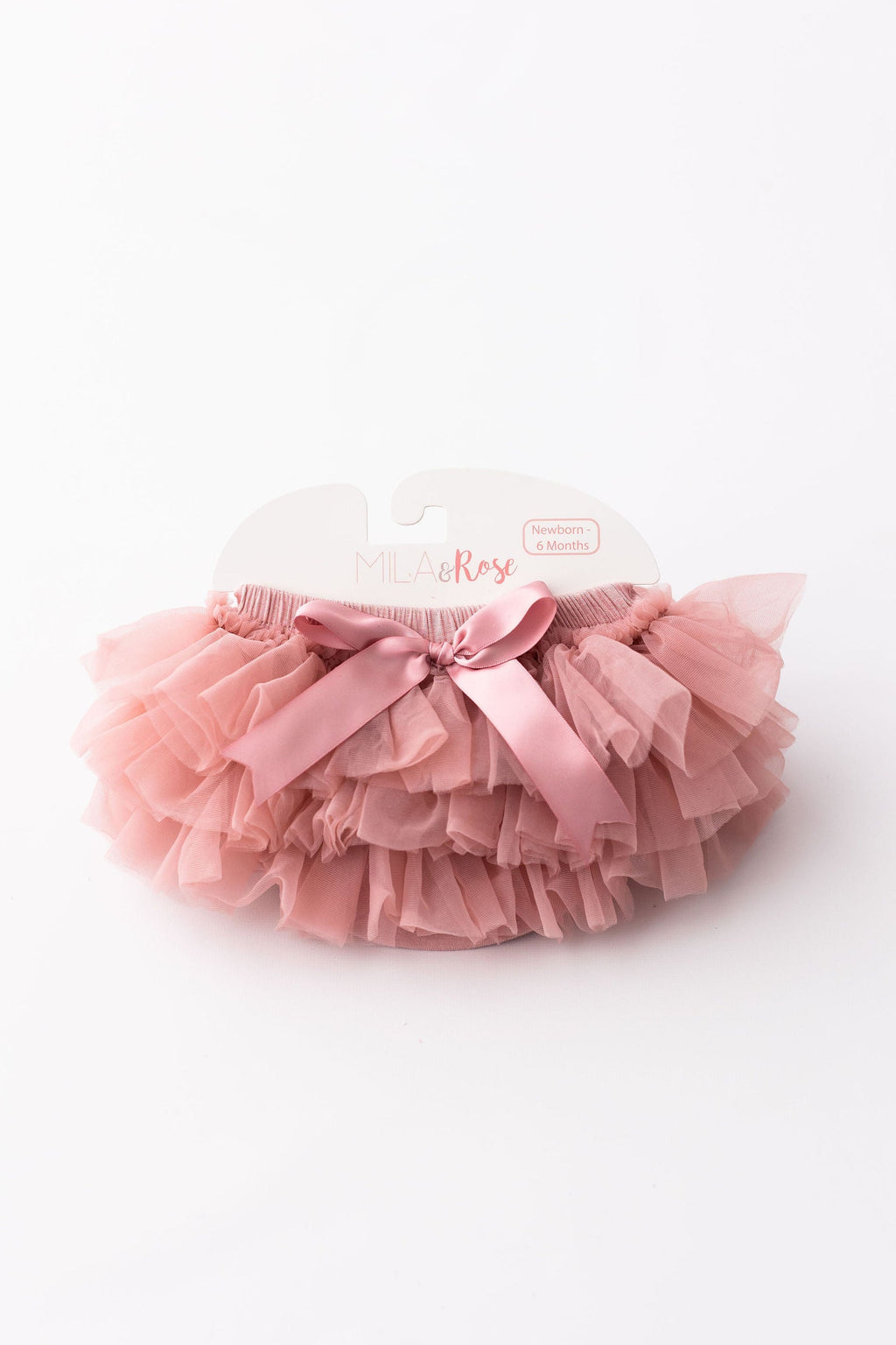 Mila & Rose ® Vintage Pink Ruffle Tutu Bloomer — main product shot