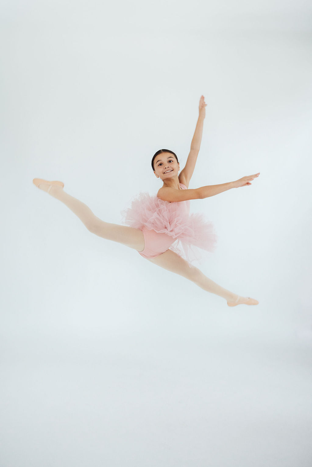Mila & Rose ® Vintage Pink Tank Tutu Leotard — detail close-up