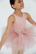 Mila & Rose ® Vintage Pink Tank Tutu Leotard — main product shot