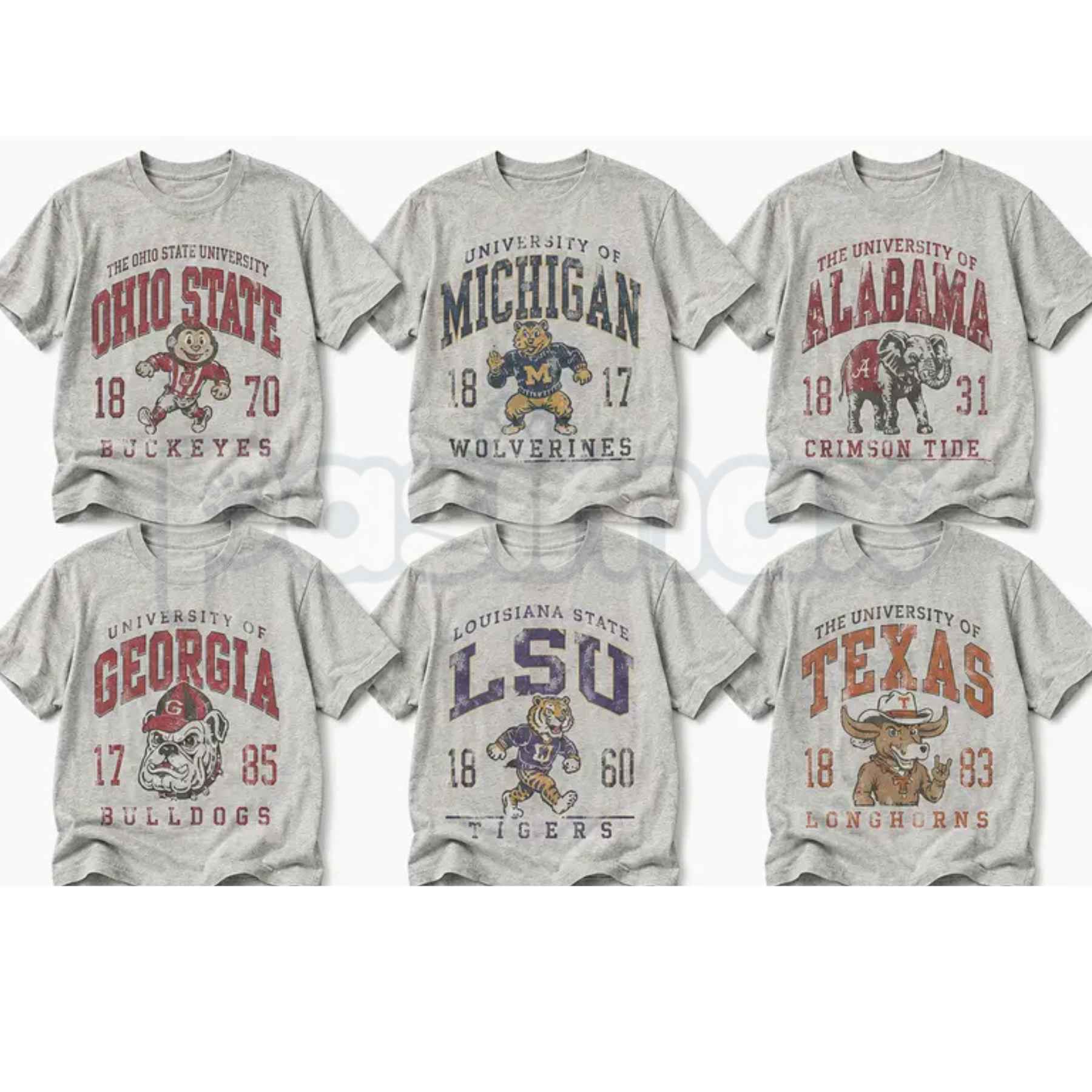 Vintage All Team Football Mascot T-Shirt – Retro College Team Graphic Tee, Classic Gridiron Game Day Unisex Cotton Shirt
