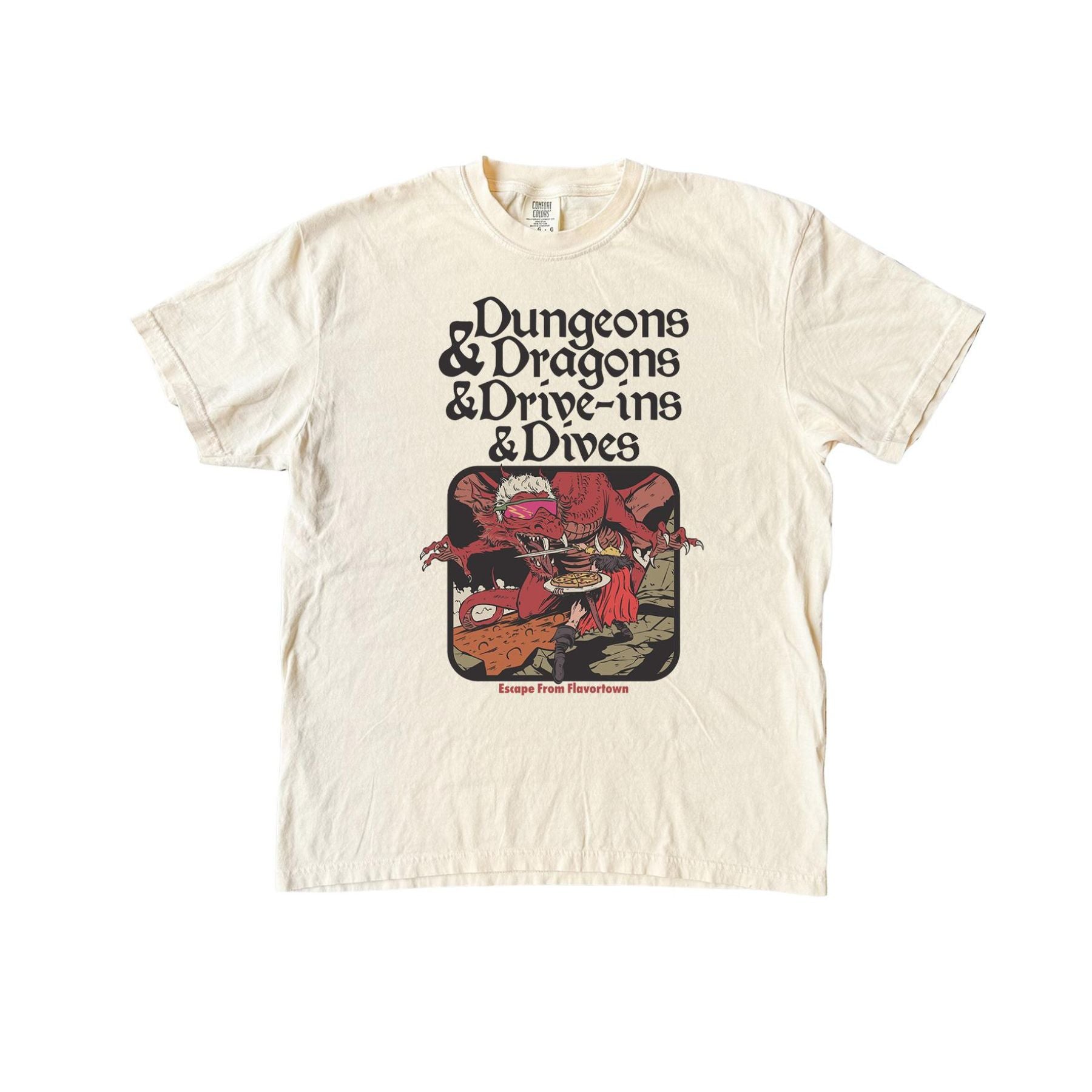 Pasimax Vintage Food & Fantasy Tee — main product shot