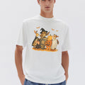 Pasimax Vintage Halloween Animal Friends T-Shirt — main product shot