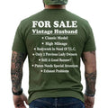 "Vintage Husband For Sale" T-Shirt – Funny Marriage Retro Graphic Tee