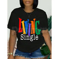 Vintage "Living Single" Graphic T-Shirt – Retro 90s Sitcom Tribute Tee, Premium 100% Cotton Brooklyn Squad Top, Soft Lived-In Heavyweight Classic TV Fan Shirt, Made in USA