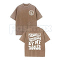 Vintage Washed Toddler Humor T-Shirt – Sarcastic Parent Life Graphic Tee, Lightweight Retro Cotton Funny Mom & Dad Streetwear