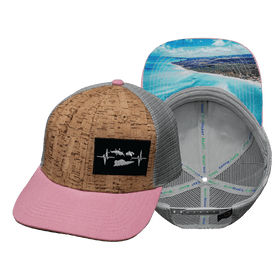 Virgin Islands Baseball Hat — Cork Pink / Gray