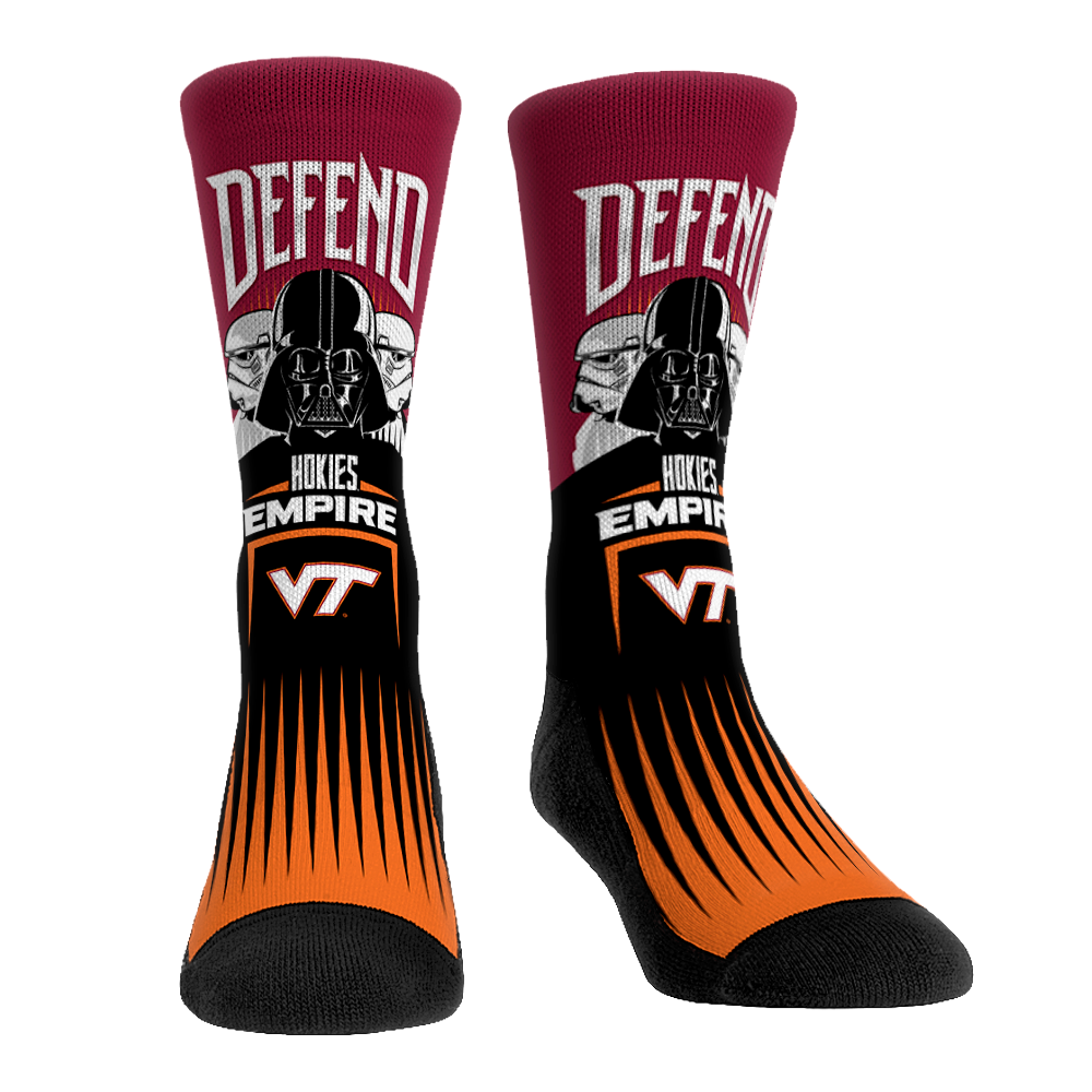 Rock 'Em Socks Virginia Tech Hokies - Star Wars  - Defend The Empire — main product shot