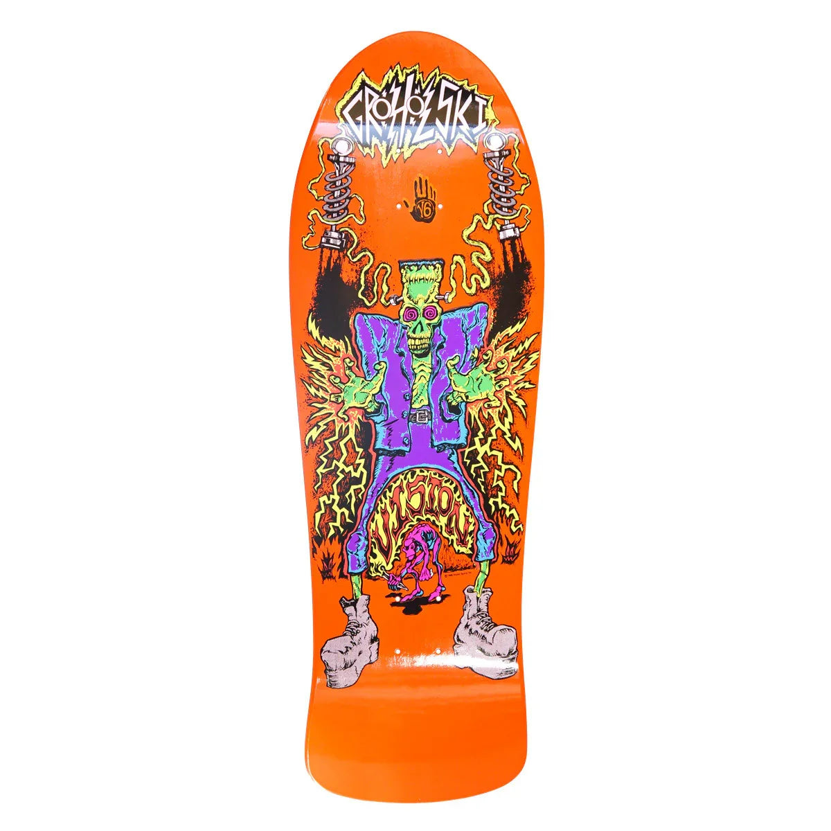 Vision Groholski Frankenstein Skateboard Deck - 10.25" Orange by Skates USA