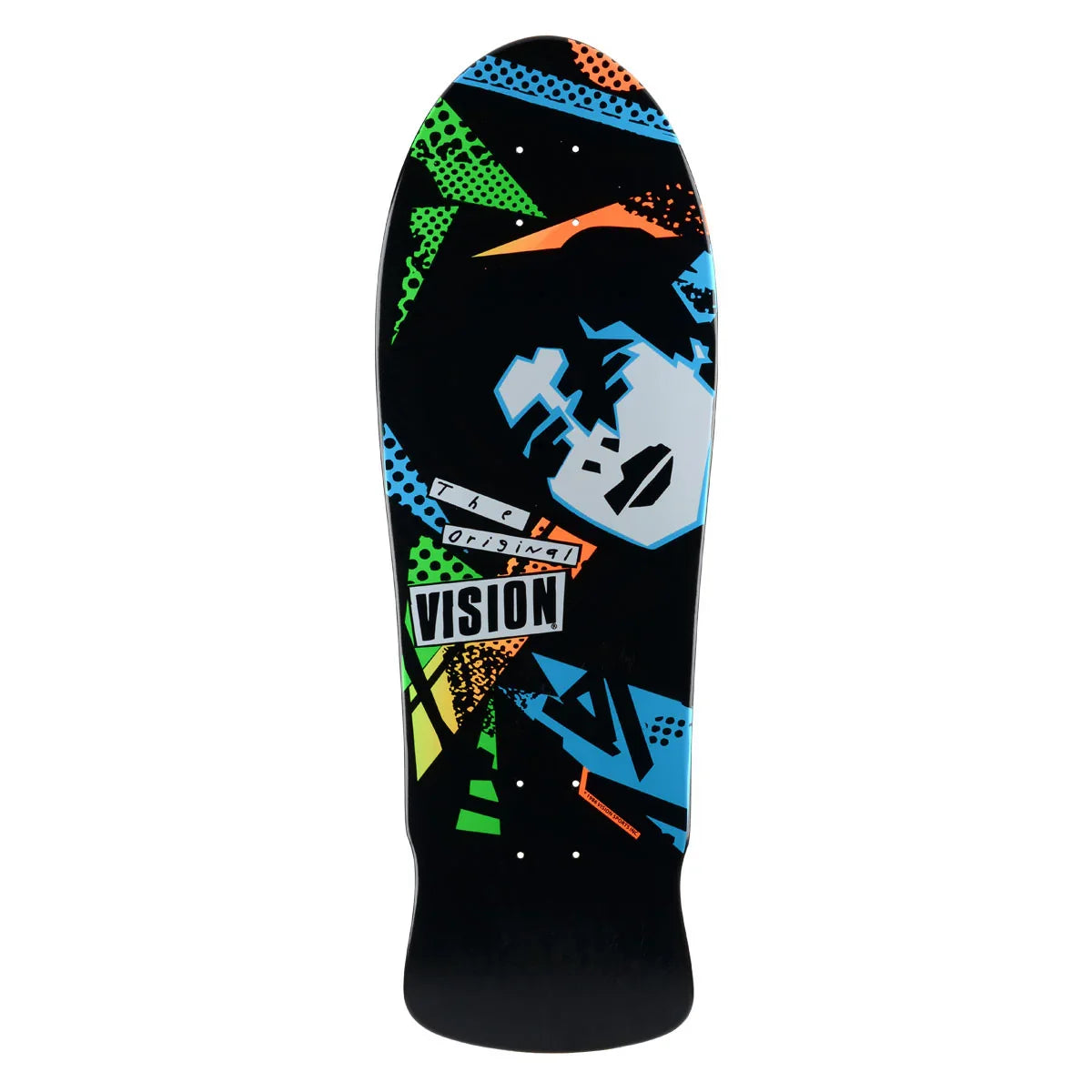 Vision Original MG Skateboard Deck - 10" Black by Skates USA