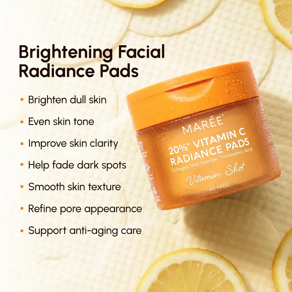 Maree Vitamin C Radiance Pads — lifestyle context