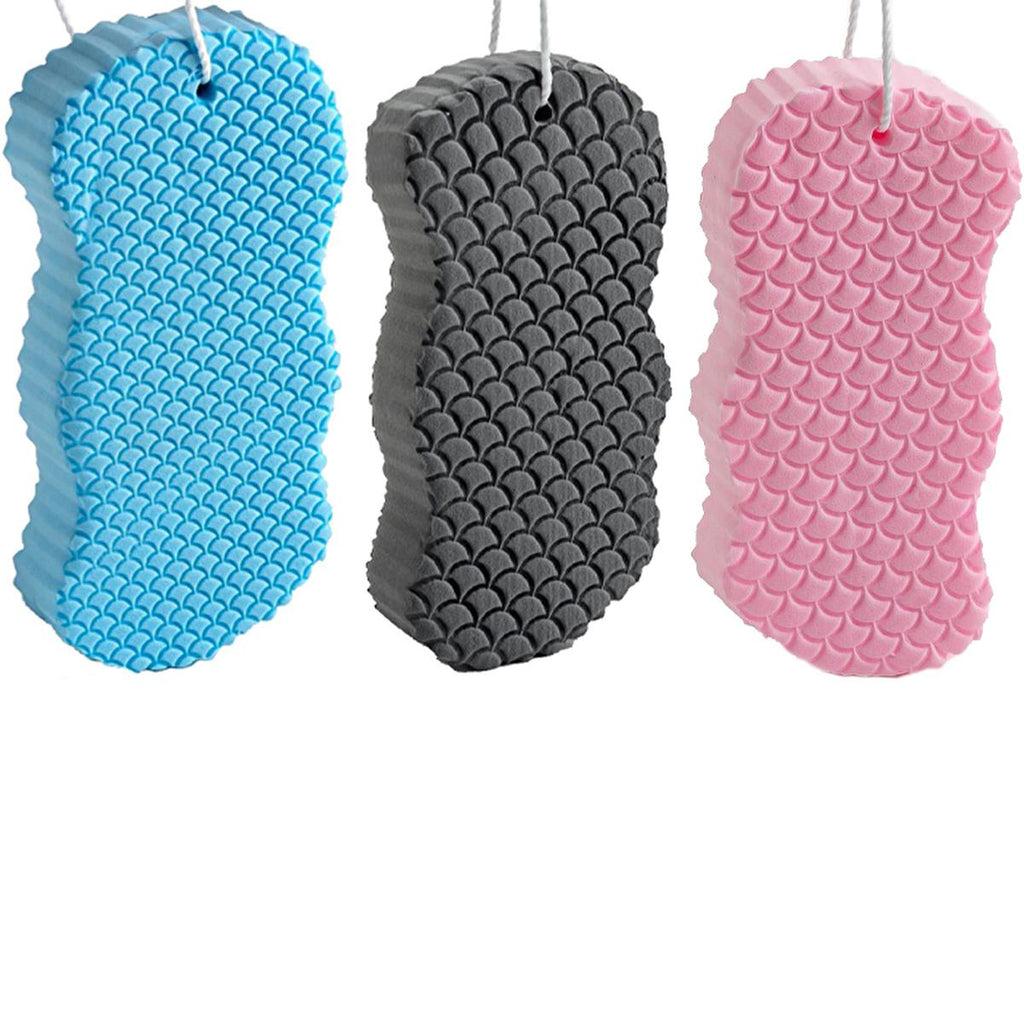 The Bath Bunny Soft Silicone Bath Sponge: Exfoliating Body Scrubber for Smooth Skin - Reusable & Durable Skin Cleansing Sponge