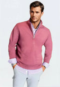 Buki Voey Quarter Zip Sweatshirt - Wine — main product shot