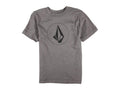 Volcom Tee Half Stone Icon Youth - Grey by Skates USA