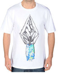 Volcom Tee Sticks Hands Stones - Slate Blue by Skates USA