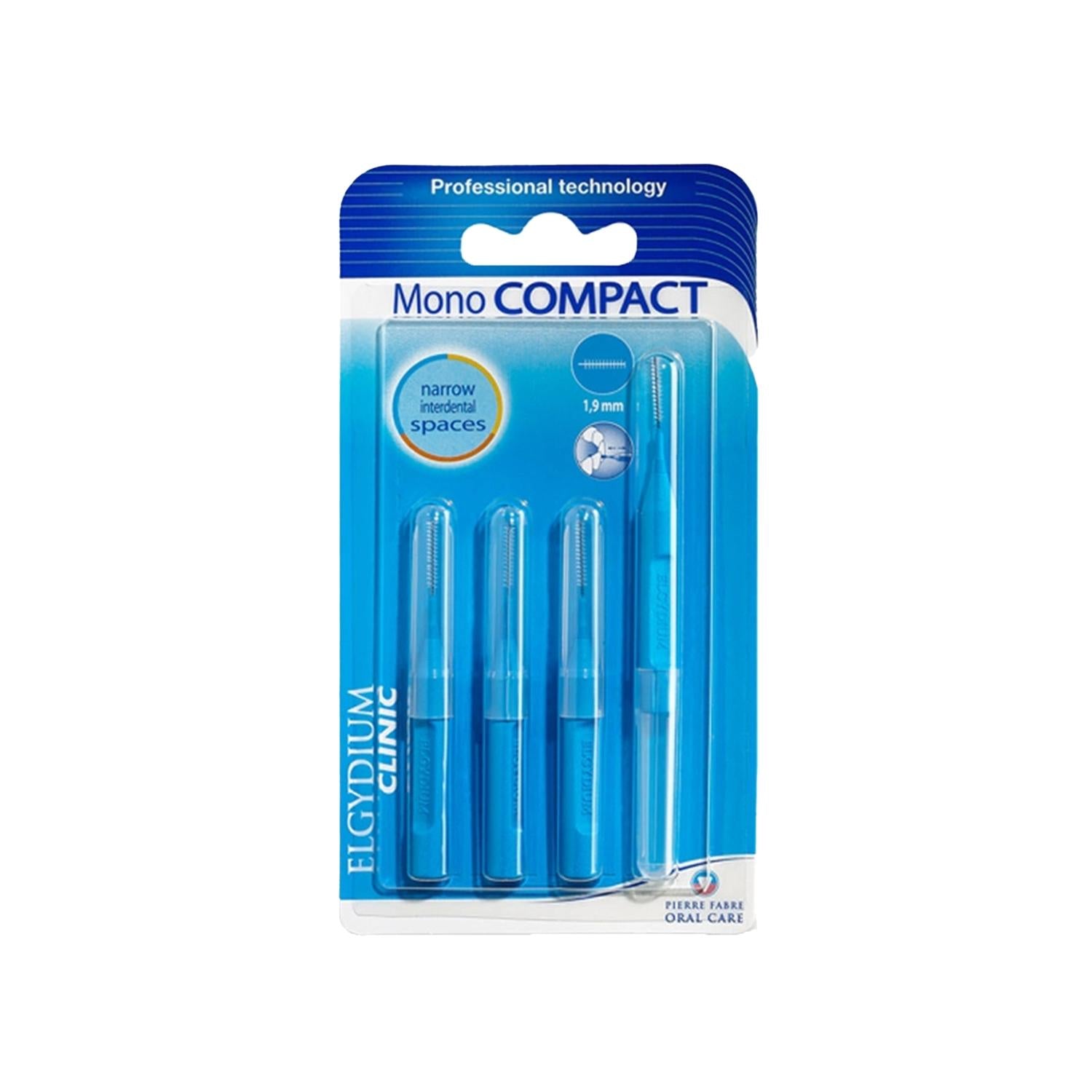 Elgydium Clinic Mono Compact Toothbrush - Efficient Oral Hygiene for Individuals with Specific Dental Care Needs