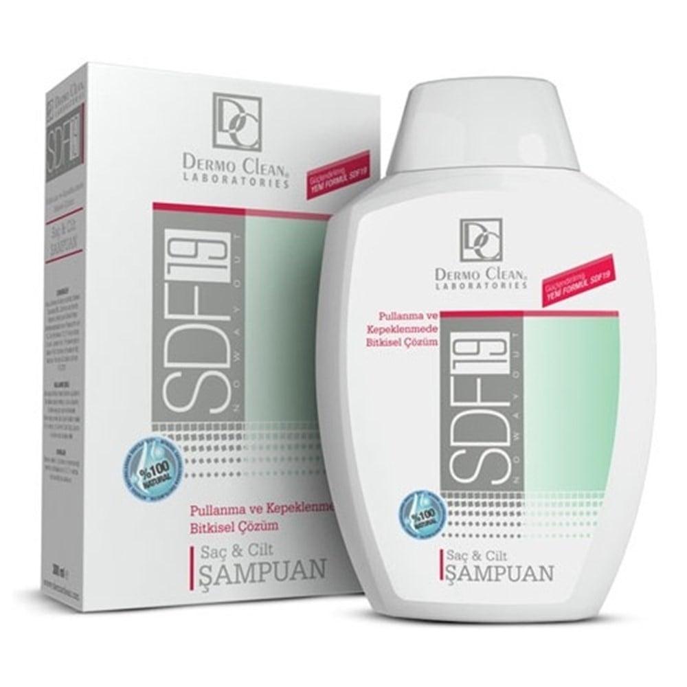 Dermo Clean SDF19 Shampoo - Gentle Hair and Skin Shampoo for Daily Use, 300ml