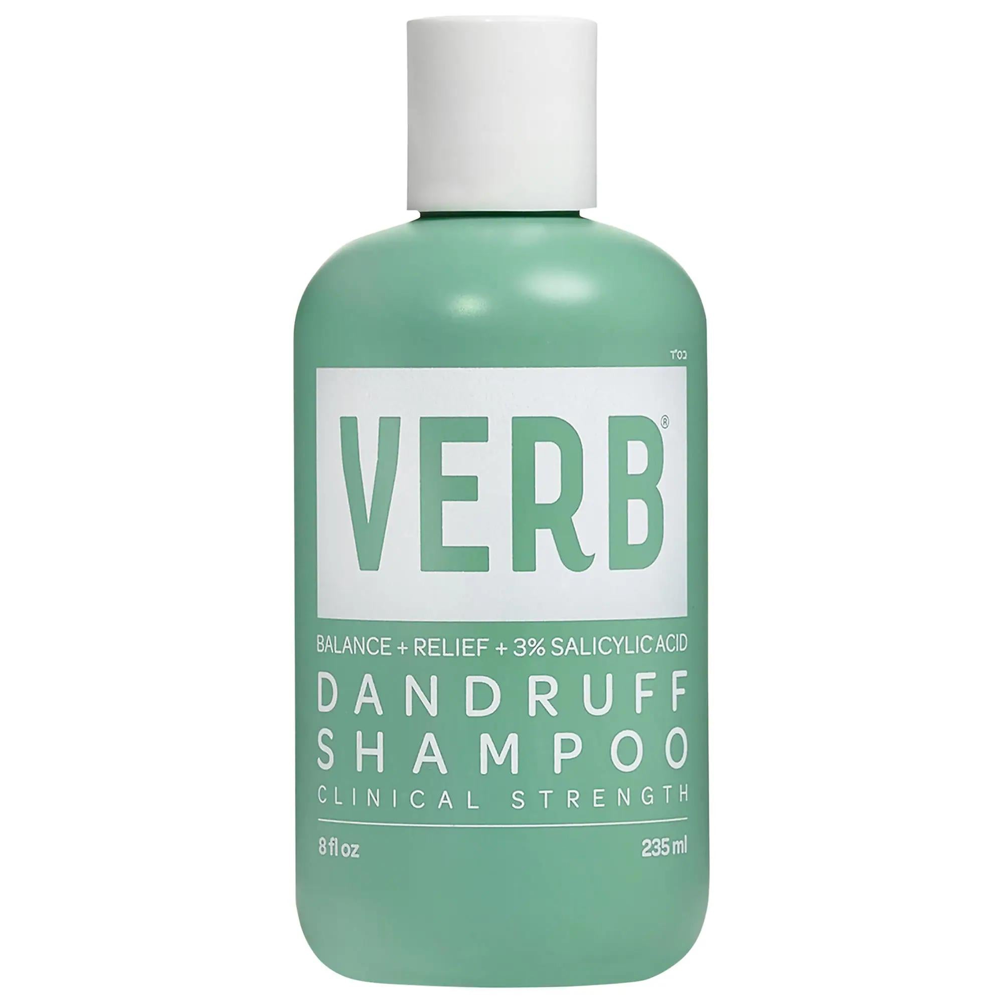 Verb Dandruff Shampoo with Salicylic Acid: Itchy Scalp & Flake Relief, Vegan & Cruelty-Free Soothing Scalp Treatment