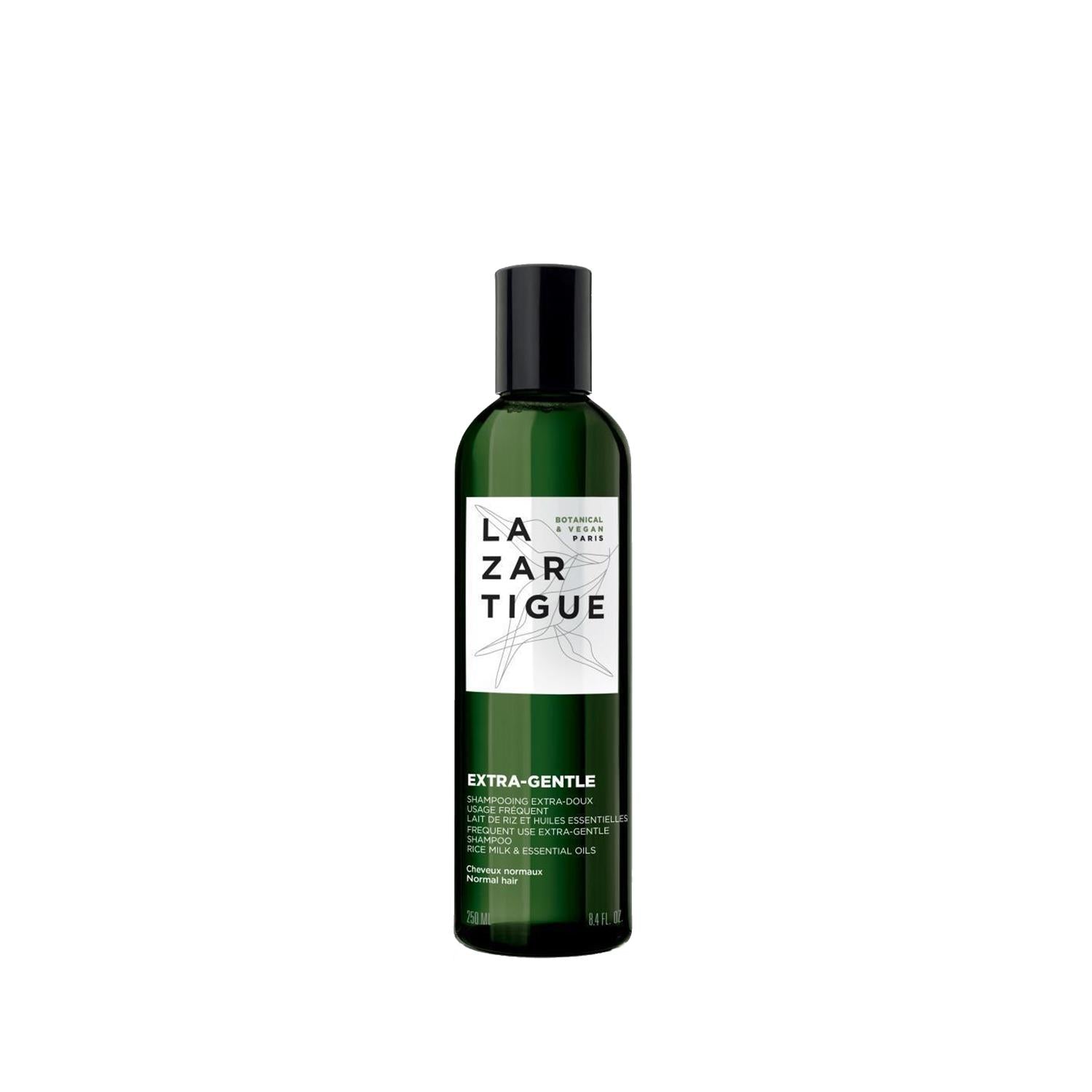 Lazartigue Extra Gentle Sulfate-Free Vegan Shampoo - Gentle Hair Care for Sensitive Scalps, 8.45 fl oz