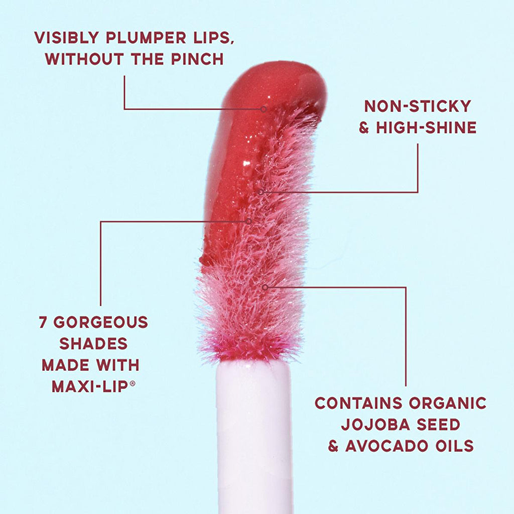theBalm Instant Plump Your Pucker Lip Plumper Gloss: Get Fuller, Hydrated Lips Naturally. Vegan, Cruelty-Free, Non-Sticky, Available in 5 Stunning Shades