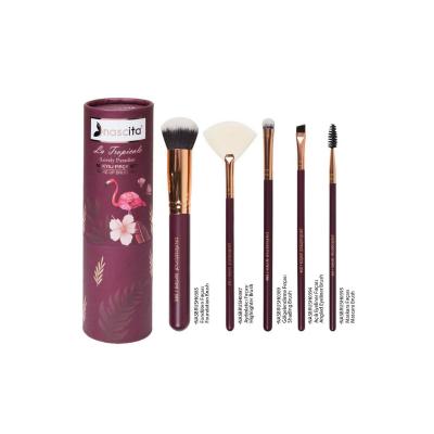 Nascita Makeup Brush Set - Professional 5-Piece Synthetic Brushes for Flawless Makeup Application