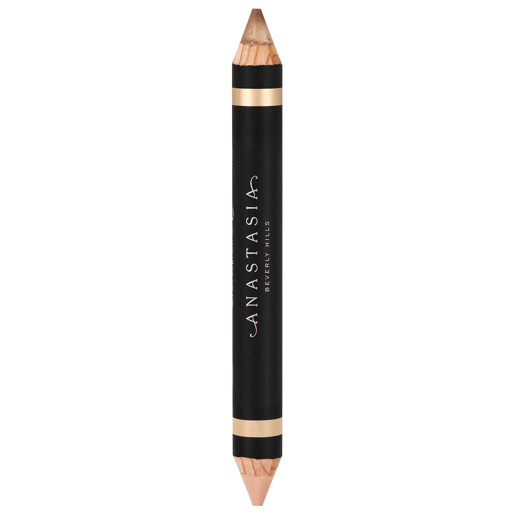 Anastasia Highlighting Duo Eyebrow Pencil: Matte & Shimmer Brow Bone Highlighter, Define & Enhance Eyes for Day & Night Looks