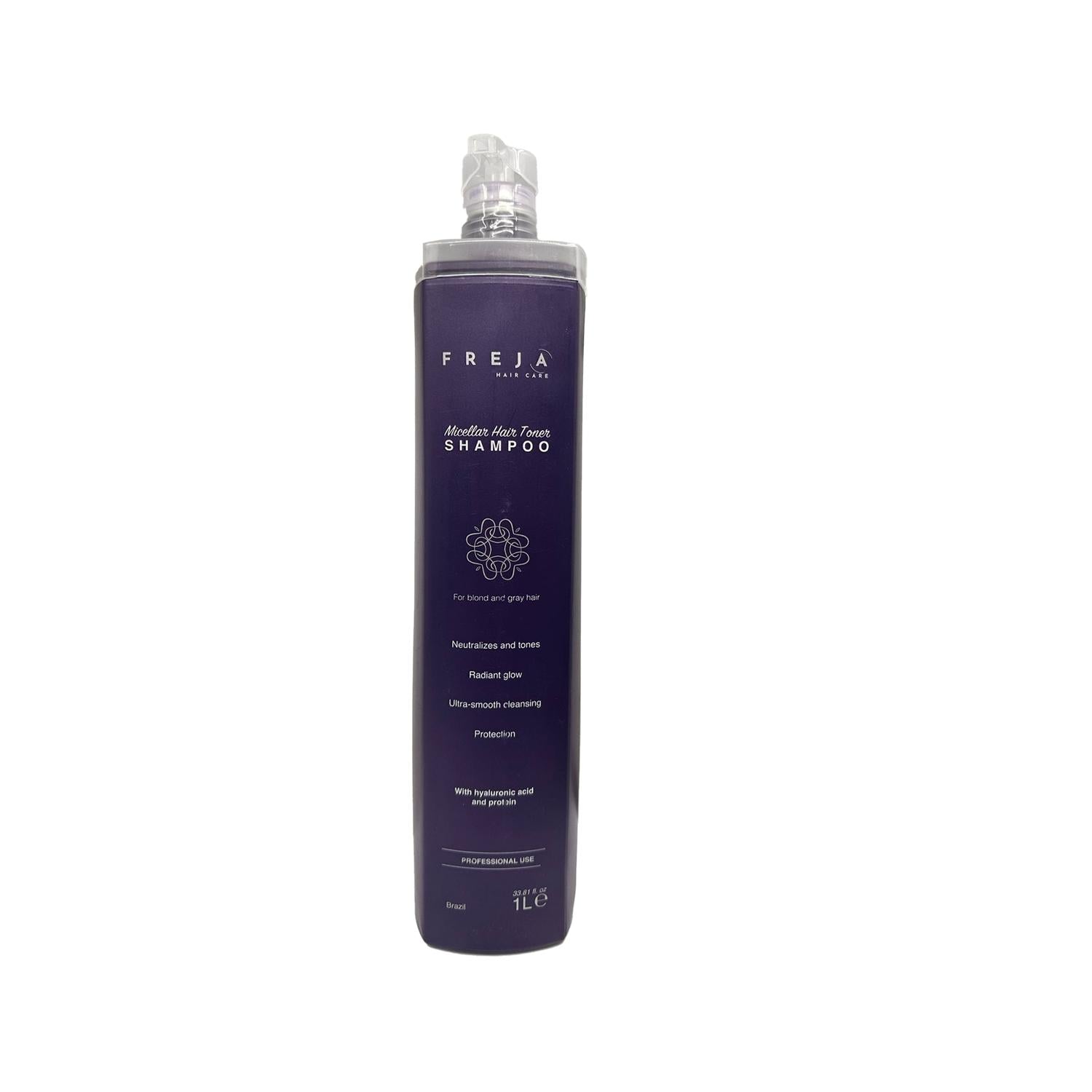 FREJA Brazilian Micellar Hair Toner & Shampoo - Nourishing, 1000ml - Gentle on Colored Hair