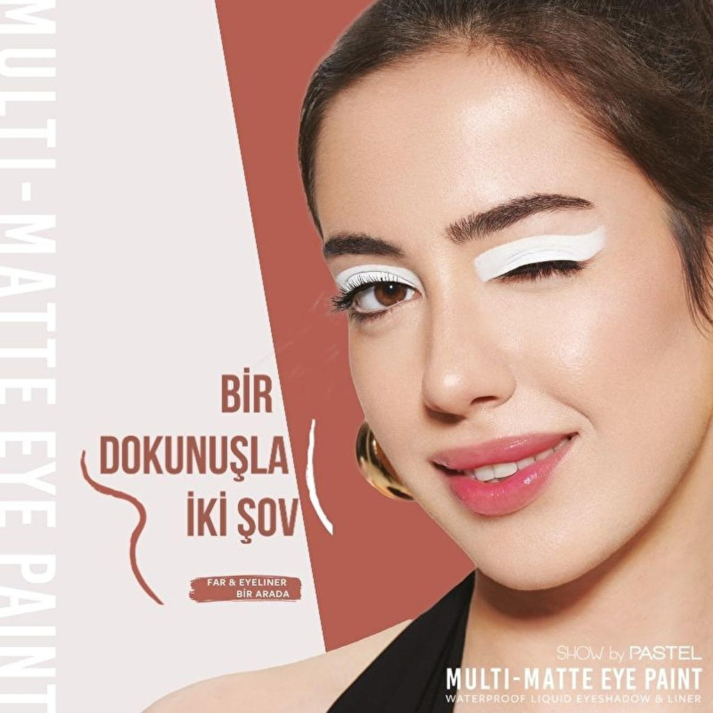 Show by Pastel Multi-Matte Eye Paint Waterproof Eyeshadow & Liner - Long Lasting, Anti-Aging Makeup