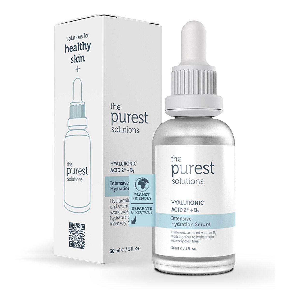 The Purest Solutions Hyaluronic Acid Serum - Anti-Aging Moisturizer for Dry Skin Hydration