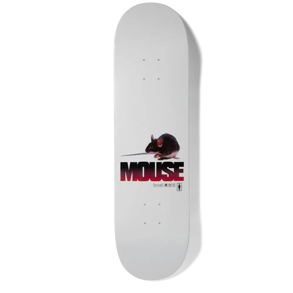 Girl Carroll Mouse One Off Skateboard Deck - 8.5" by Skates USA
