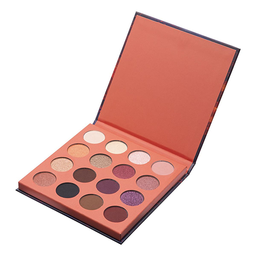 Beaulis Fun Serenade 16-Eyeshadow Makeup Palette - Nude & Dark Shades, Matte & Shimmer Finishes for Day & Night Looks