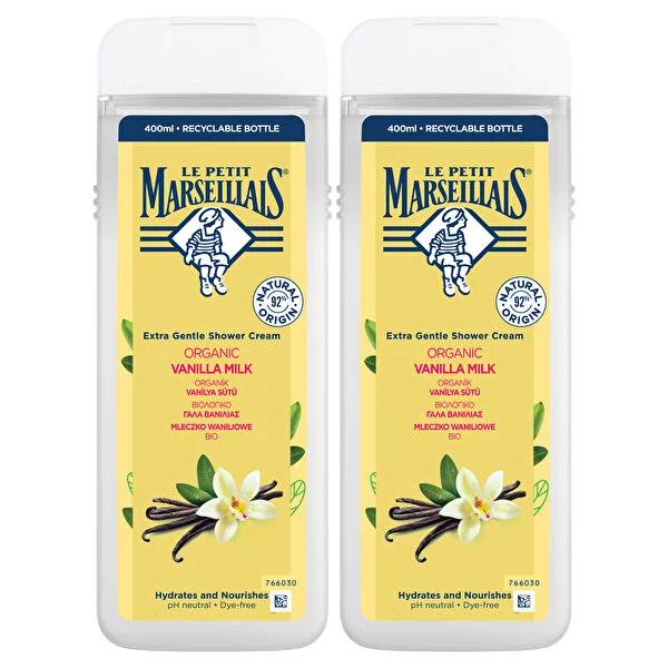 Le Petit Marseillais Vanilla Shower Gel: 92% Natural, Organic Ingredients for Gentle, Moisturizing Cleanse & Sensitive Skin