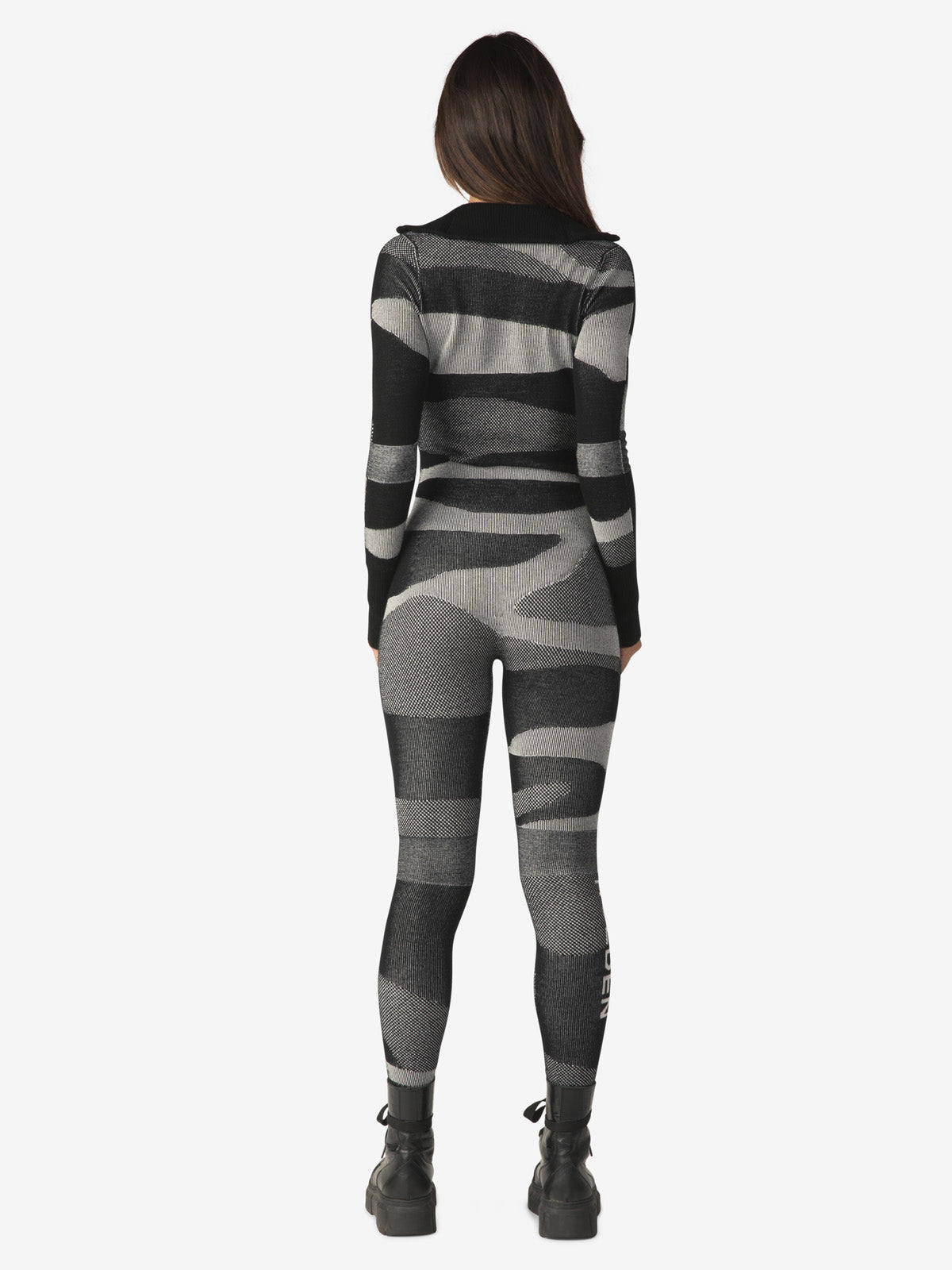 Holden Outerwear Merino Airwarm Bodysuit - Black — side view