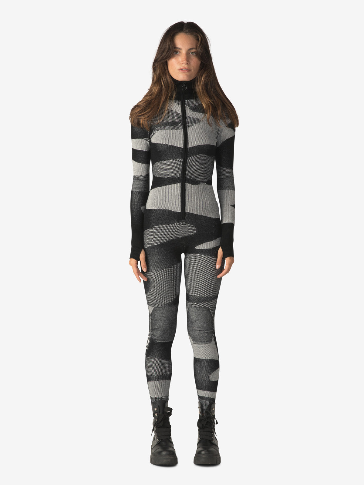 Holden Outerwear Merino Airwarm Bodysuit - Black — lifestyle context