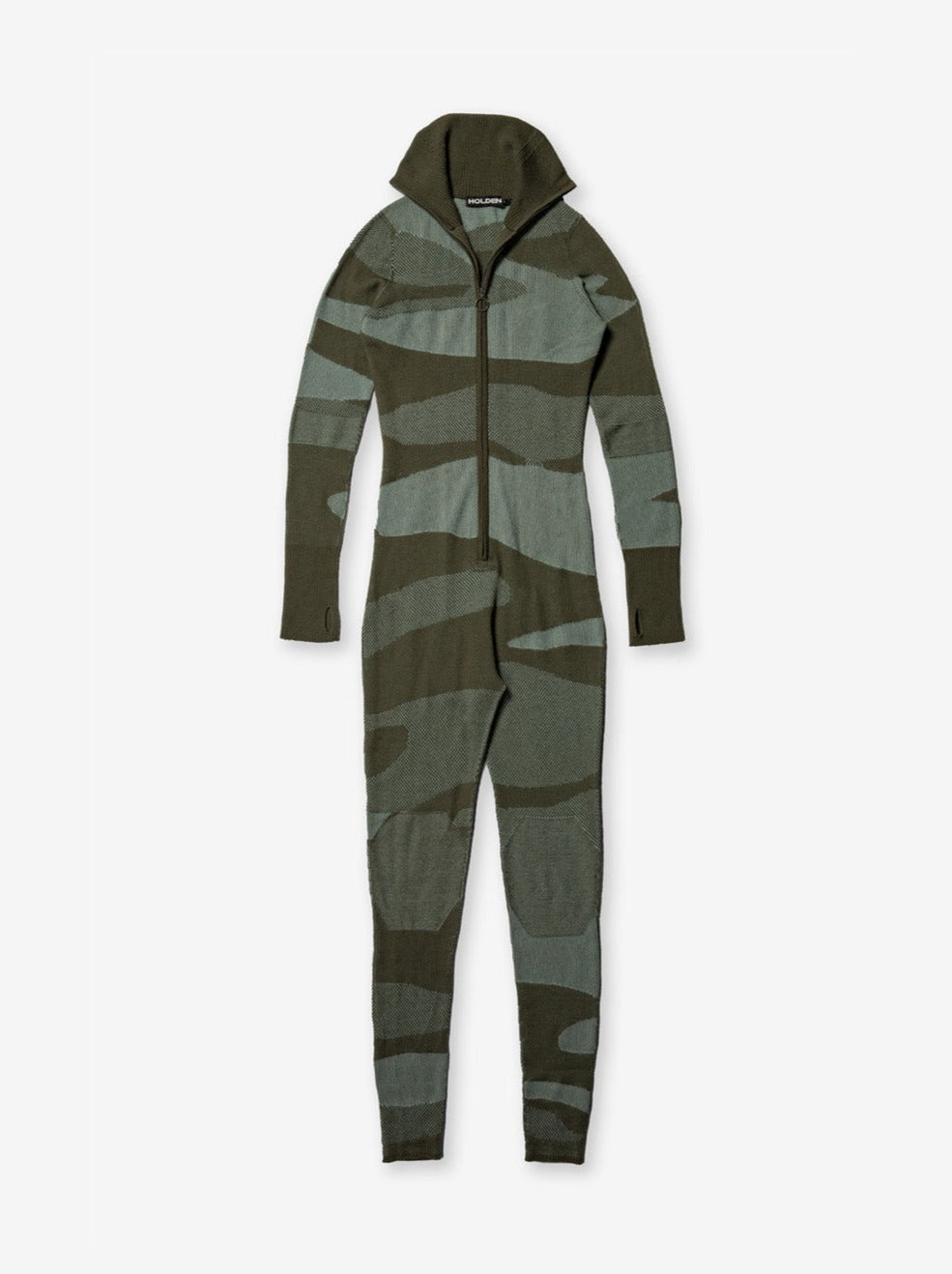 Holden Outerwear Merino Airwarm Bodysuit- Stone Green — alternative angle