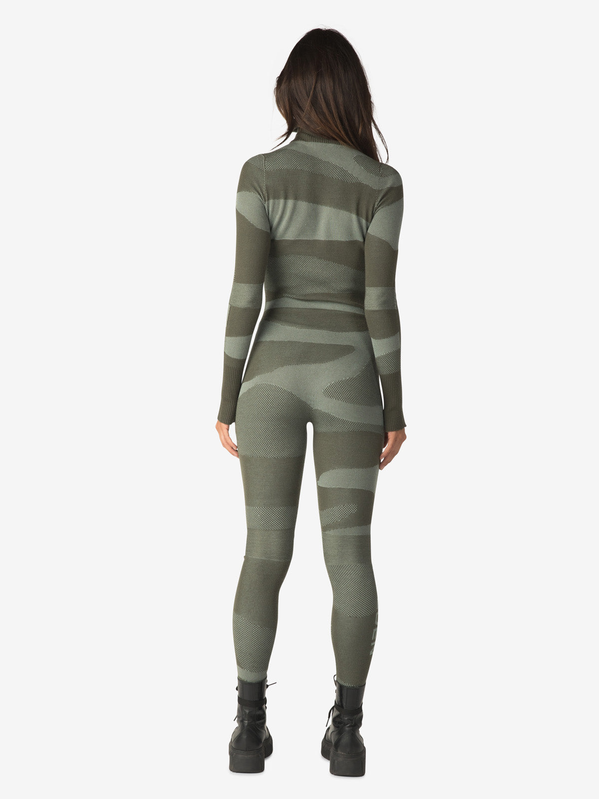 Holden Outerwear Merino Airwarm Bodysuit- Stone Green — lifestyle context