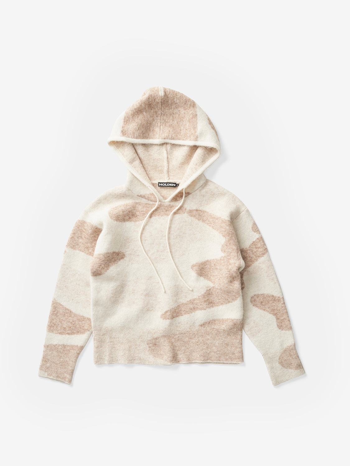 Holden Outerwear Chalet Hoodie - Cream Camo — lifestyle context