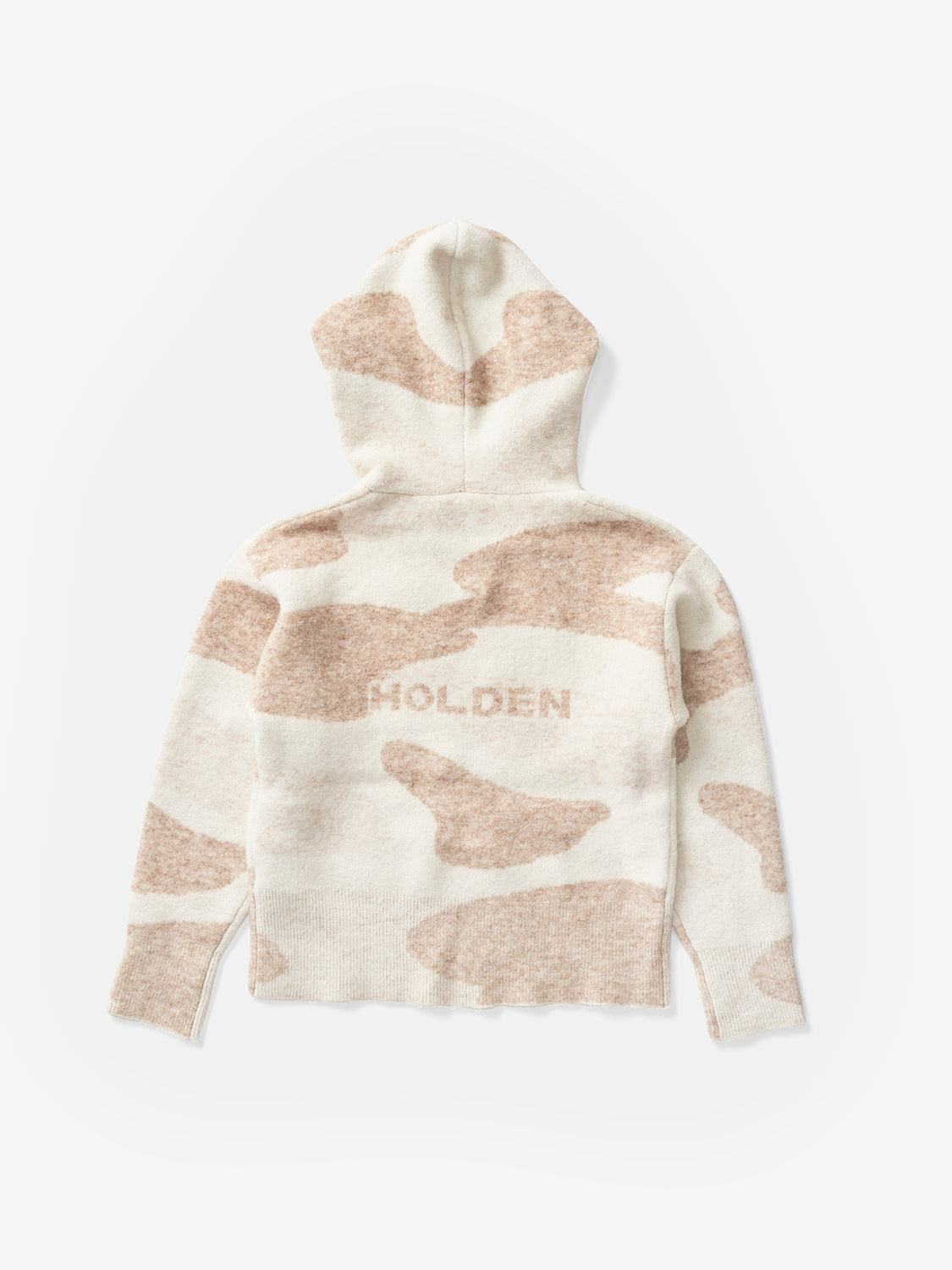 Holden Outerwear Chalet Hoodie - Cream Camo — side view