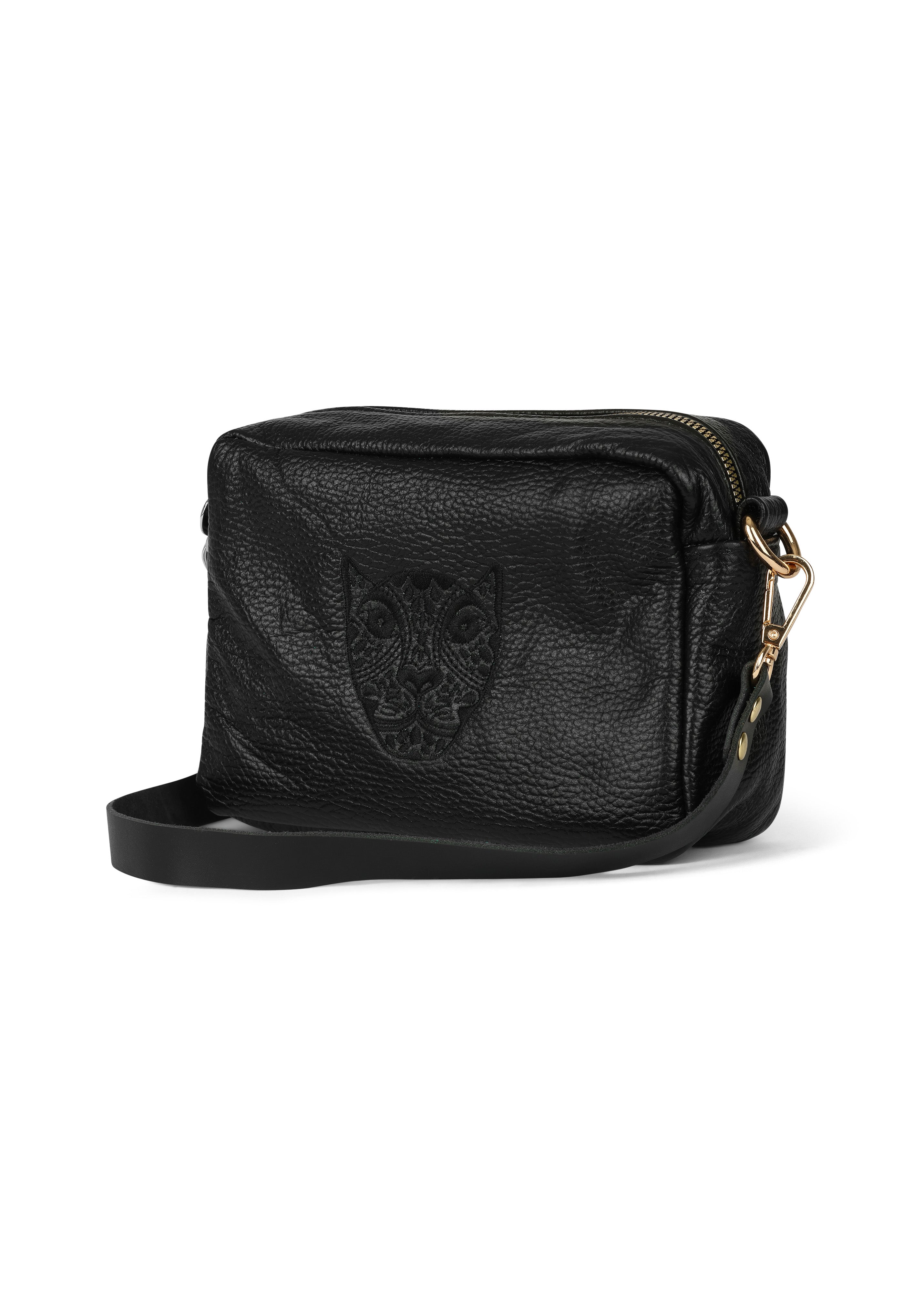 LOLA Y TULA Jaguar Lucia Crossbody Black — main product shot