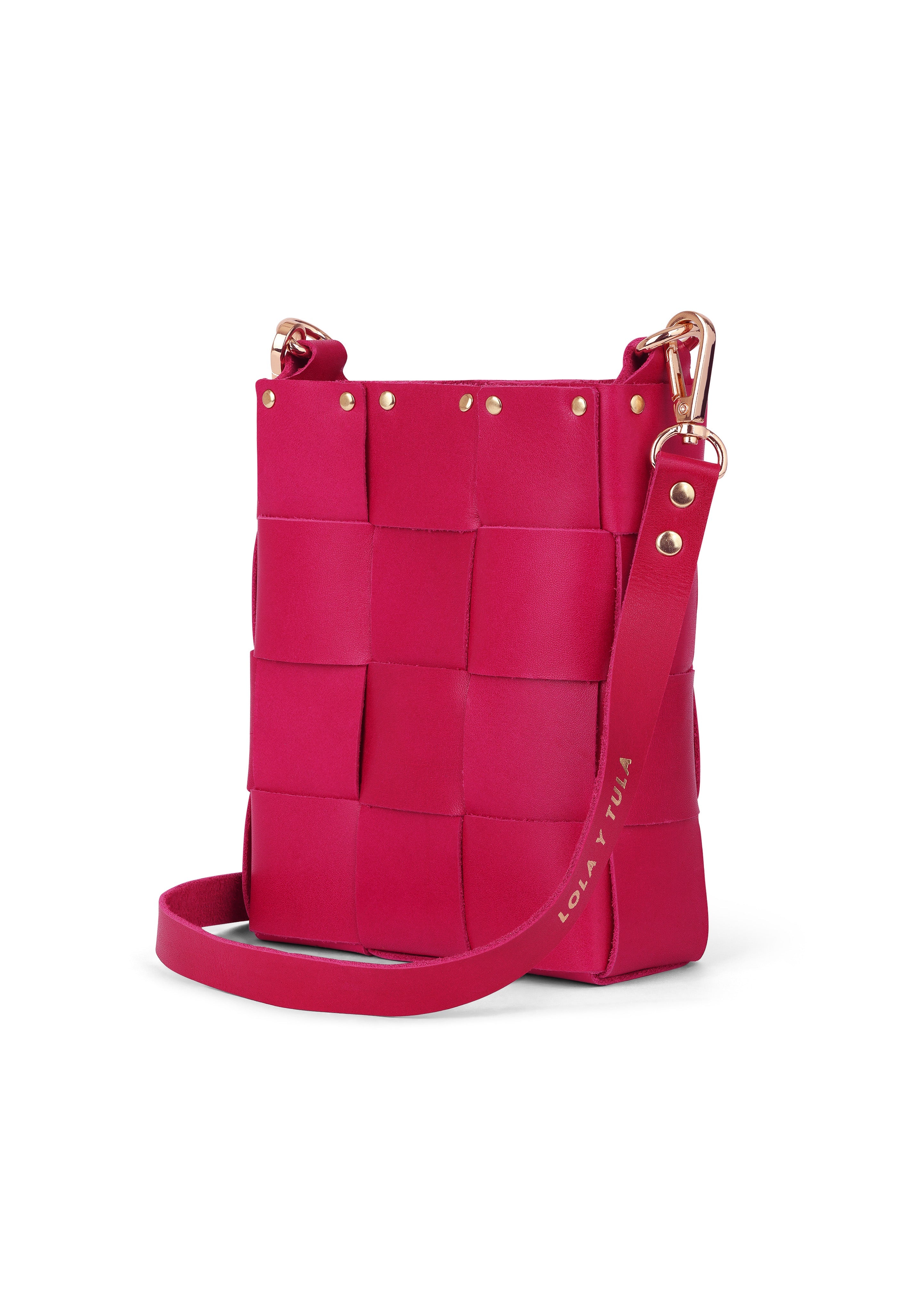 LOLA Y TULA The Mini Tula Hot Pink — detail close-up