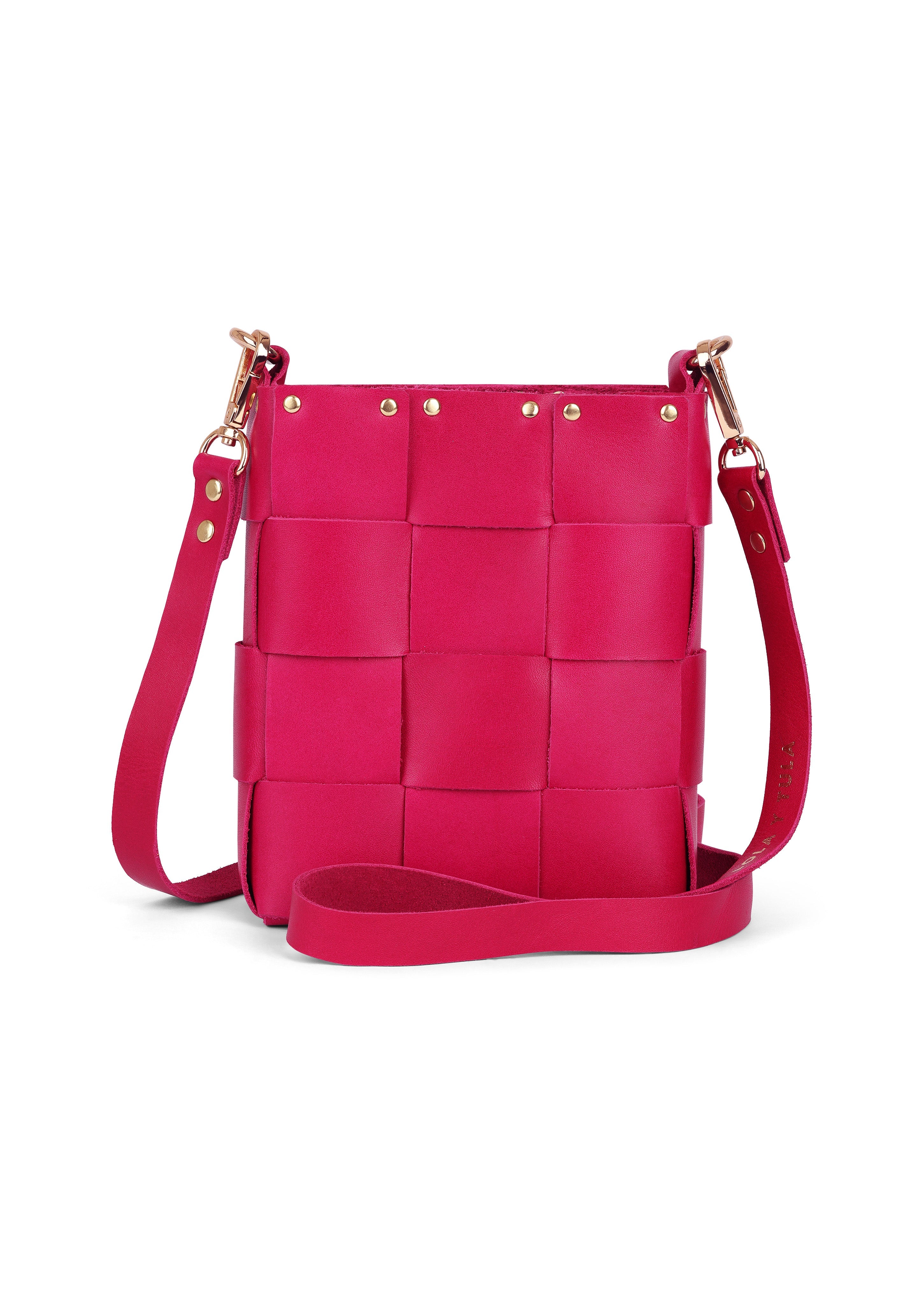 LOLA Y TULA The Mini Tula Hot Pink — side view